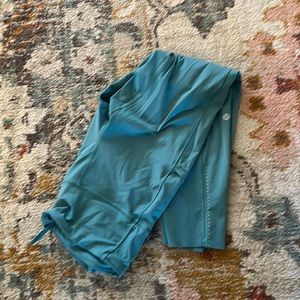 Blue green NULUX Lyly lemon leggings. Only worn a few times. Size 10